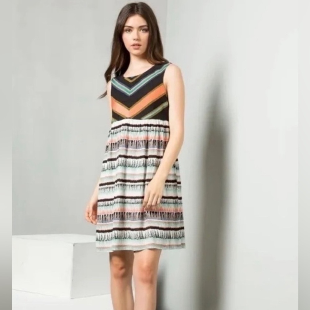 THML Anthropologie sleeveless dress size L - Picture 3 of 11
